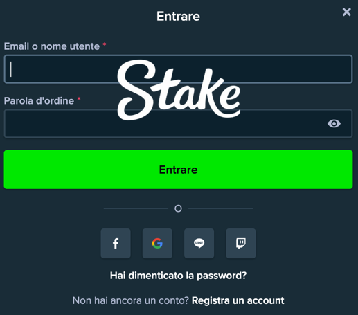 Stake casino login